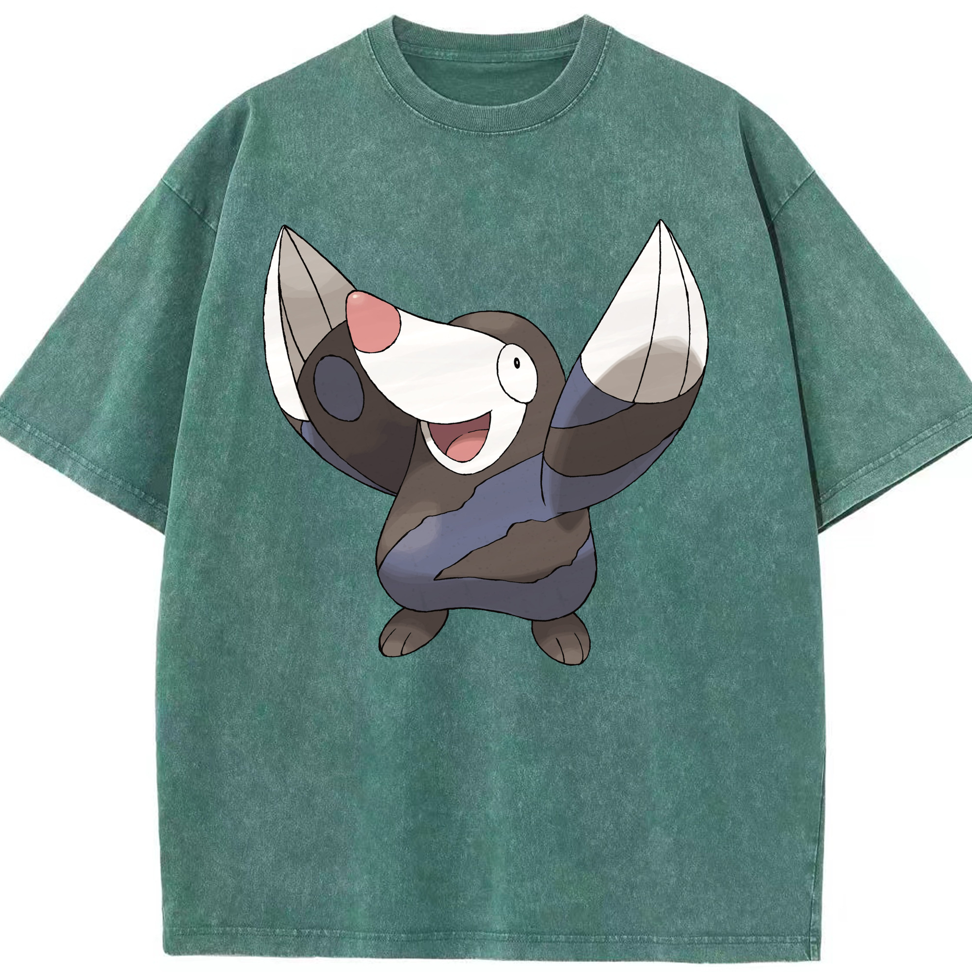 （画像用） ポケットモンスター Pokémon 綿100% ヴィンテージ風 半袖Tシャツ（フロントプリント）